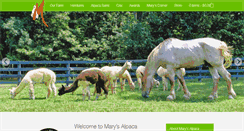 Desktop Screenshot of marysalpaca.com